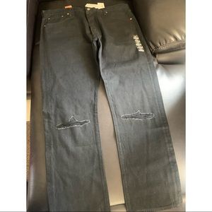 Levi original fit black jeans